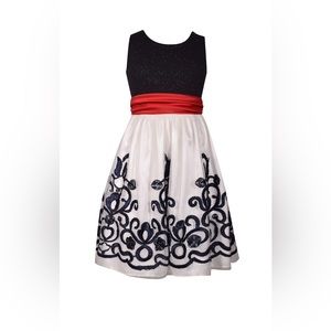 Bonnie Jean Red Bow Dress